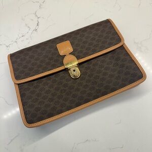 Vintage Celine Macadam Clutch/wristlet